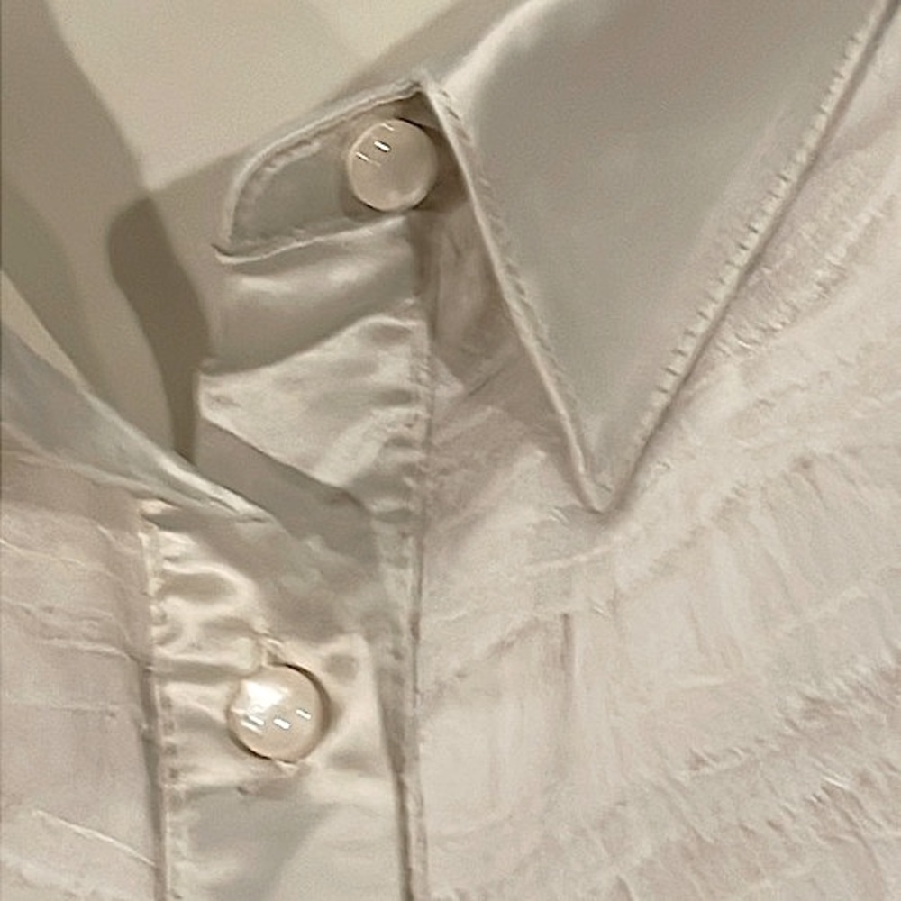 Surrealist Ruffle Front Blouse - Picture 5 of 11